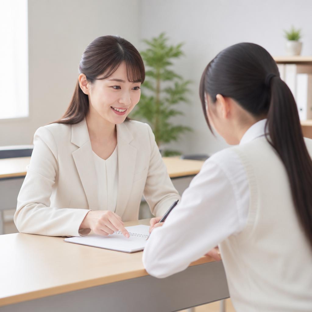 女性講師による親しみやすい指導